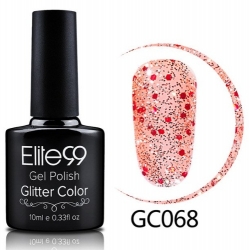 Гел Лак Конфети с Едър Брокат 10 ml GC068 Elite99 Гел Лак Конфети с Едър Брокат 10 ml GC068 Elite99